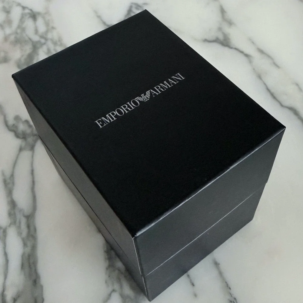 Emporio Armani Black Gift box Logo Matte Finish